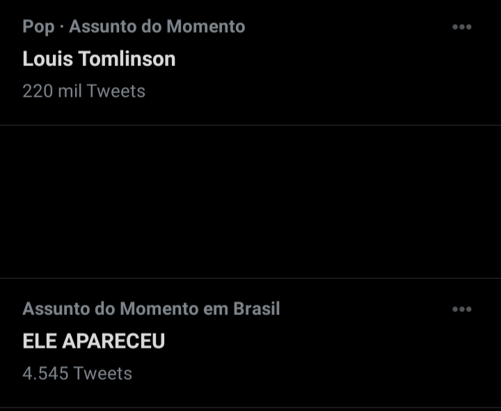 StylinsonCentr1's tweet photo. O bom é q quando o Louis aparece, ELE DOMINA O MUNDO!!!! 

"Louis Tomlinson", "ELE APARECEU" e "pitico" são assuntos do momento https://t.co/WTCrYVewEe