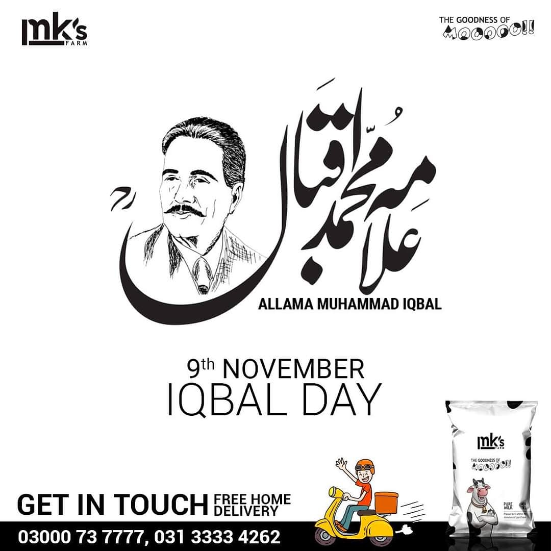 FarmMks's tweet photo. #IqbalDay #9thNovember #PureMilk #NoHumanTouch #Freshmilk #OrganicMilk #GoodTaste #MKSFarm #MKSDairy #NoAddedIngredients #Nopreservatives #HomeDelivery #BestforKids #Drink #Natural #Protein #Calcium #BestforBones #Purest #Moo #Goodness #GoodnessofMOOOOO!! #HealthyLiving #Enjoy https://t.co/foeiztRQoF