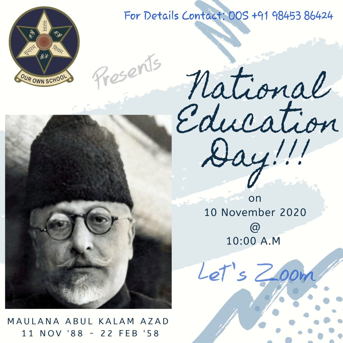 lina_savur's tweet photo. Maulana Abul Kalam Azad was an Indian Scholar and his Birth Anniversary is declared as "National Education Day".
This is going to be one interesting Webinar.
#education #inspirededucator #knowledge #lockdown #webinar #lifestyle https://t.co/OvQFyj0dzc