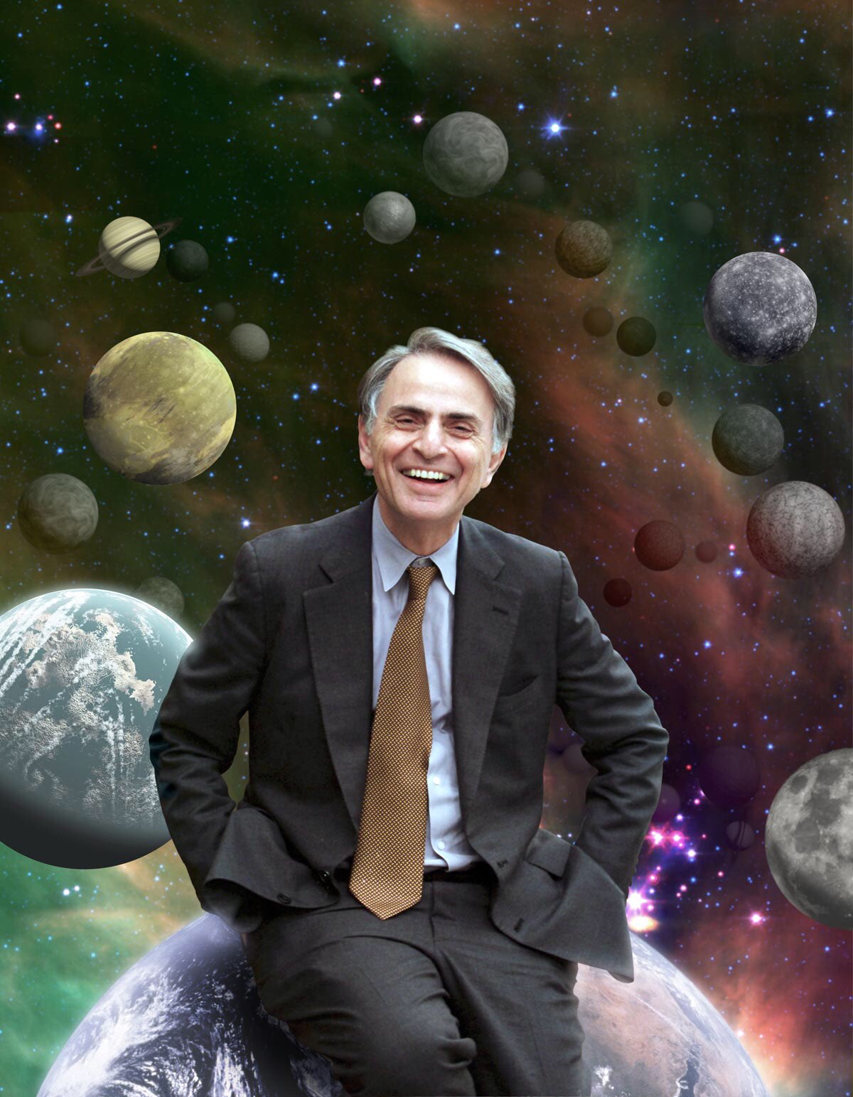 Happy Birthday to one of my science hero s, Carl Sagan. 