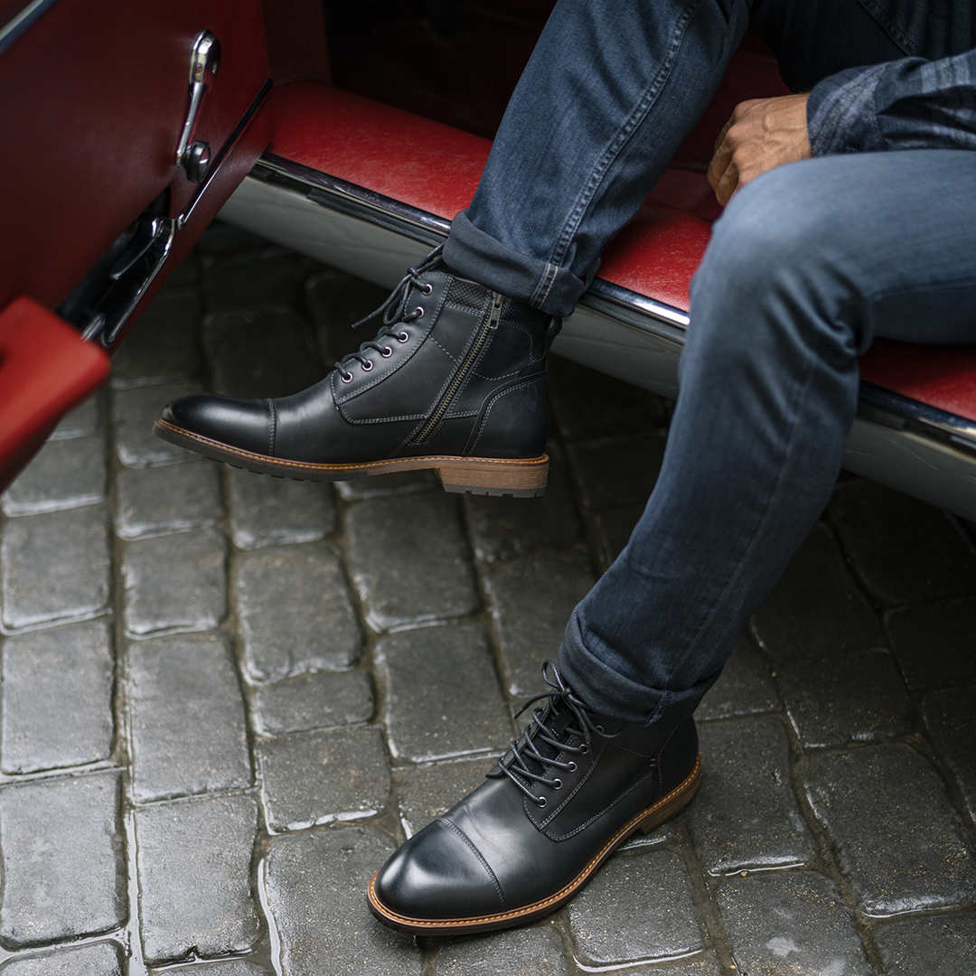 florsheim cap toe boot