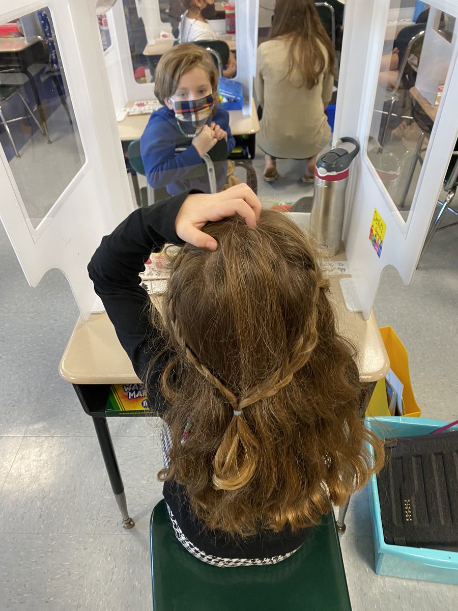 We are working on identifying story elements in first grade!