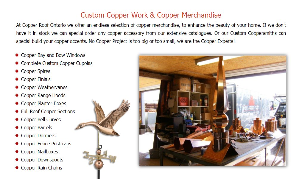ThinkCedar's tweet image. Custom Copper Work &amp;amp; Copper Merchandise
Give us a call at 1.800.263.3653 and visit our website for more information thinkcedar.com/copperroof.php
#copper #coppersmiths #copperexperts #thinkcedar