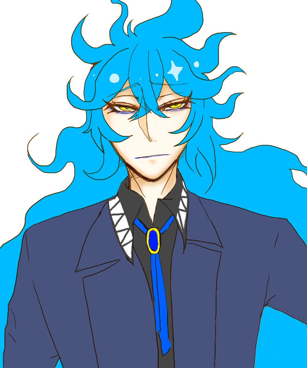 ツイステ Twstスーツ男子 とか Twstコート男子 とか Twstカーディガン男 かびぱん 無言お迎え中のイラスト