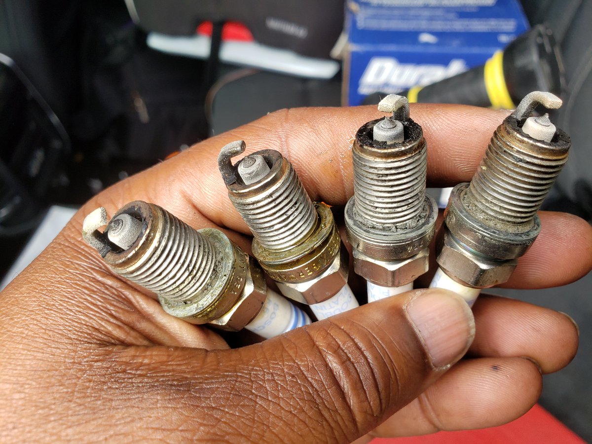 sdmautoatlanta's tweet photo. My client didn't think I could nail this #tuneup in 15 minutes. I usually don't rush, but I had to get this job done, I couldn't have a service failure, and definitely wanted to stay dry with the rain that started a few seconds into it. Need service? Let me know. @sdmautoatlanta https://t.co/4xwGlsLVVn