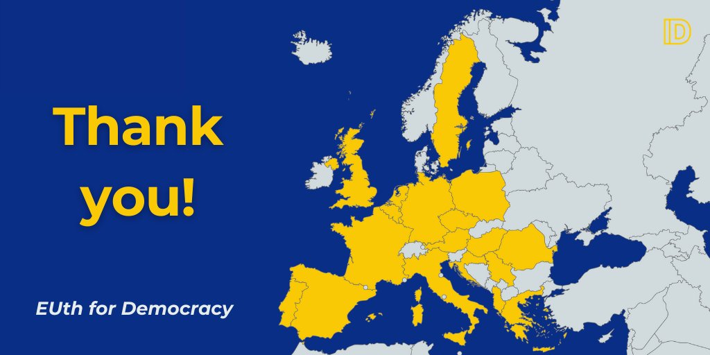 ID_EUAgora's tweet photo. ๐คฉ We can't believe how many of you have applied to #EUthforDem!
We currently count hundreds of applicants from many European Countries and will be reaching out to you this week.
๐คA warm thank you from all the team and stay tuned! https://t.co/0i5QUMtUXf