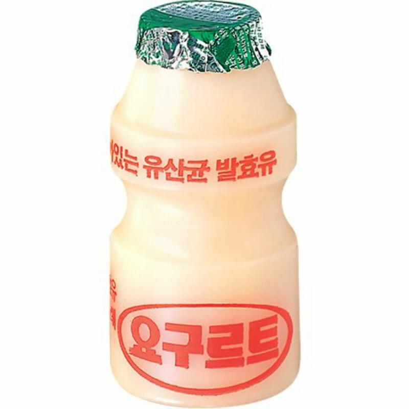 Chibi Kim Taehyung Drinking Korean Yogurt Drink Tote Bag 
