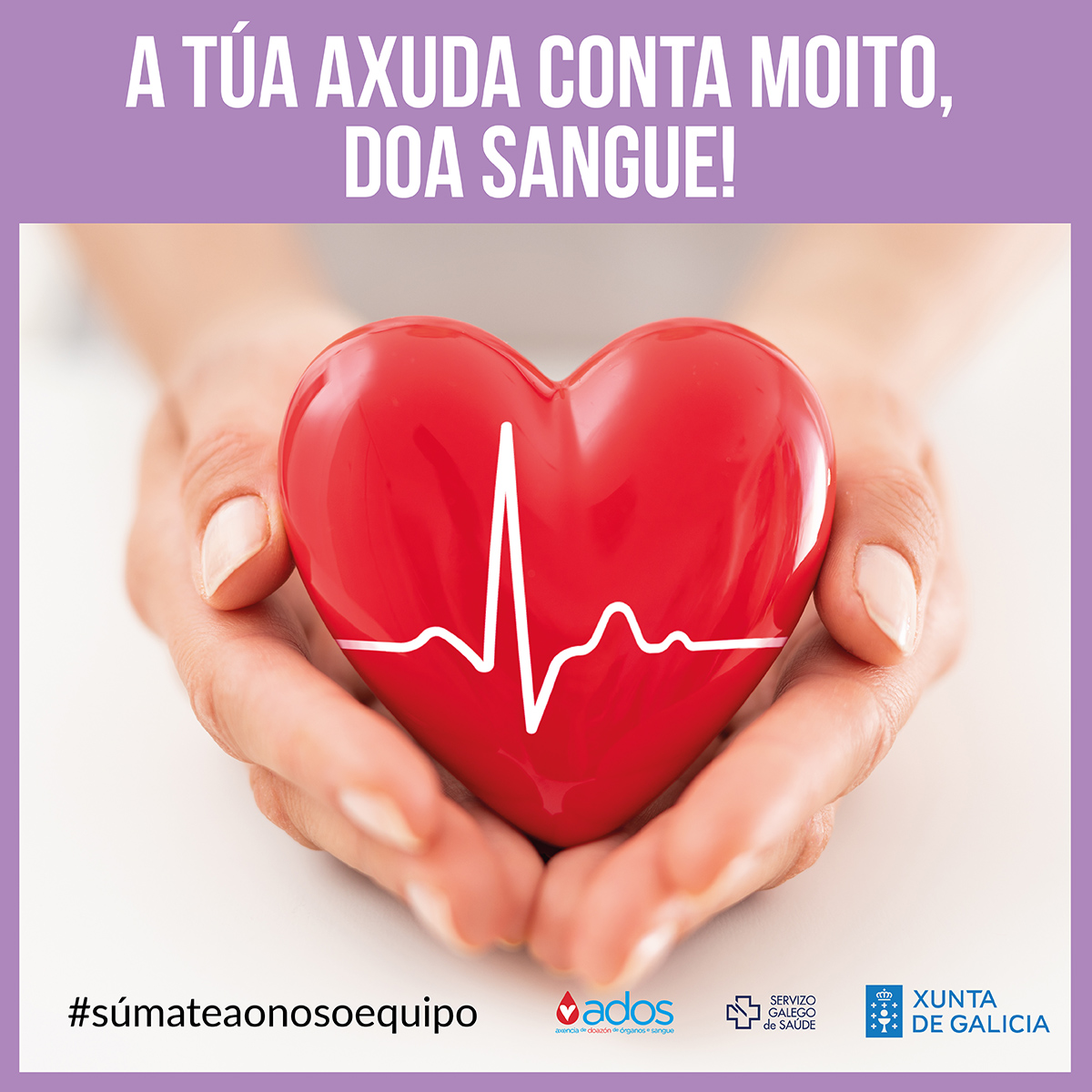 💕 O sangue é unha fonte de vida necesaria para todos pero imprescindible para salvar moitas vidas. A túa axuda conta moito, doa sangue!

📞 900 100 828
#ÚnenosOSangue #súmateaonosoequipo