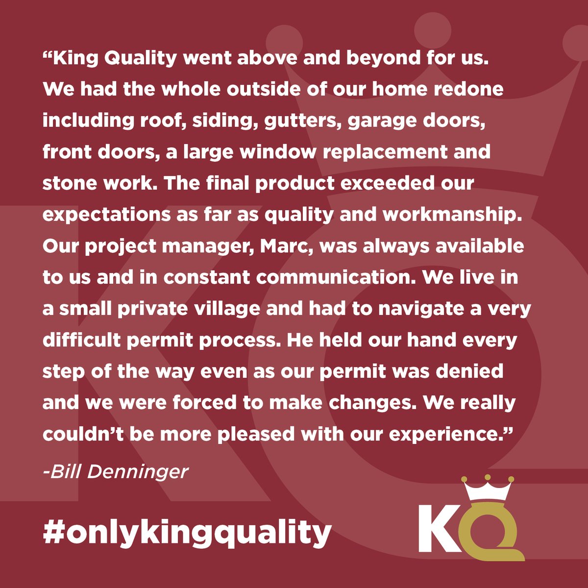 KingQualityNY's tweet photo. We will go above and beyond for all our customers. Thank you, Bill, for trusting us with your home!
#onlykingquality #kingqualitylongisland #longislandbusiness #suffolkcounty #testimonial https://t.co/ppEaL38qFs