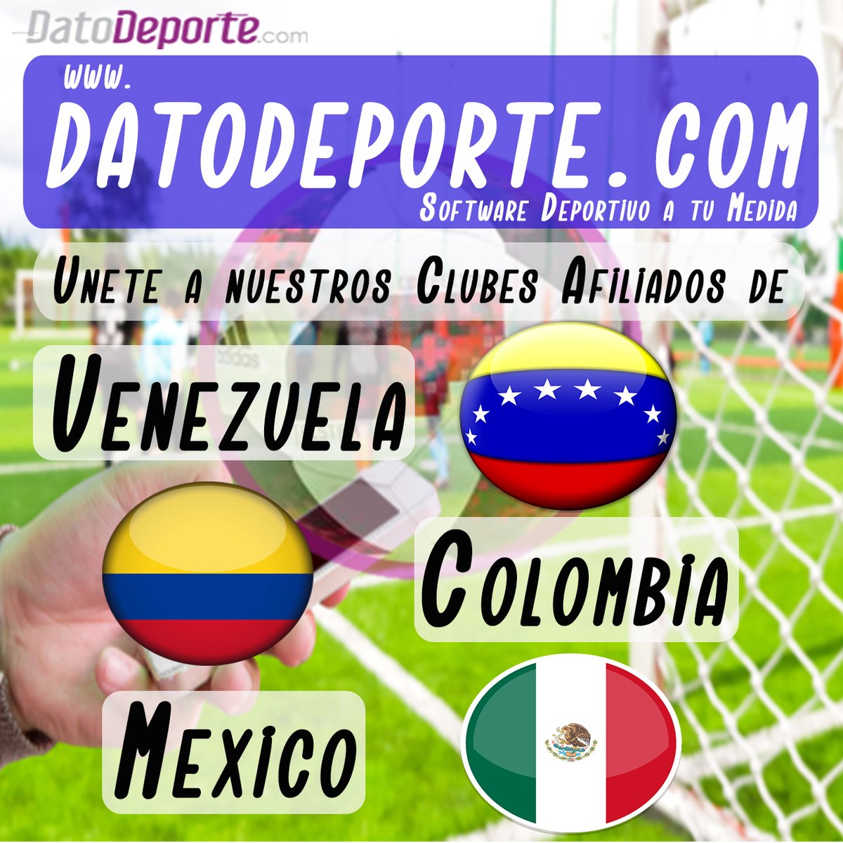 datodeporteBnas's tweet photo. Nuestro Software para Clubes de Fútbol esta presente ya en Equipos de varios Paises || Somos plataforma WEB+APP Móvil || Software Administrativo-Deportivo-Estadístico || Ingresa a nuestro portal Web, consulta Planes y Suscribete..!! https://t.co/6uUYfV77Yk