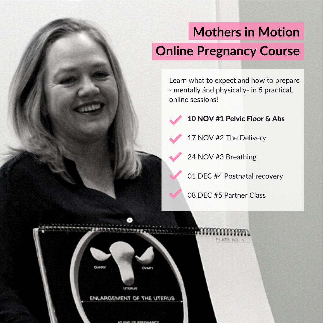 MIMrotterdam's tweet photo. TUESDAY NOVEMBER 10TH - NEW COURSES

Tomorrow evening we start a new series of online #pregnancycourses. Find out all there is to know about optimal training, breathing, recovery and ensure a safe and smooth delivery.

Visit https://t.co/cplyqK096z https://t.co/HVsMy7kpZJ