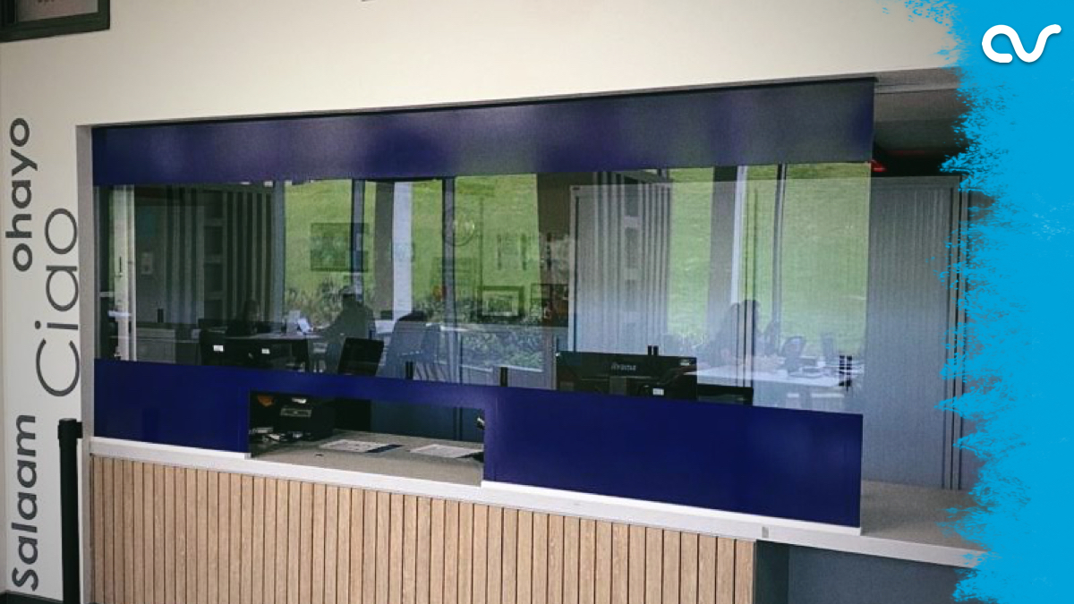 ArSigns's tweet photo. Well, we hoped we wouldn't still be doing this type of #covid work but at least we can do our bit to keep the students safe. Pictured is a bespoke giant #safetyscreen manufactured and installed for Nottingham University's Students Union.
#covid_19 #safetyscreens #socialdistance https://t.co/CZPOrWTT2n