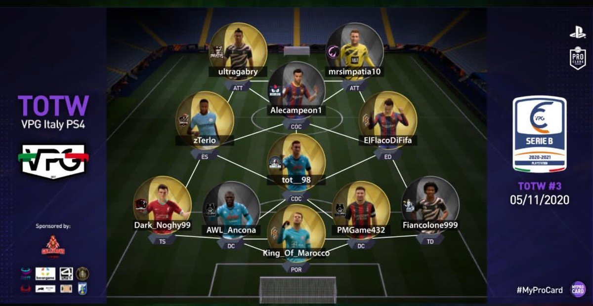 TTPproclub's tweet photo. Congratulazioni ai nostri due player @PaldoDesign e @OfMarocco per essere entrati nel TOTW!
#ForzaTTP❤️ https://t.co/ba0dMUxWDy