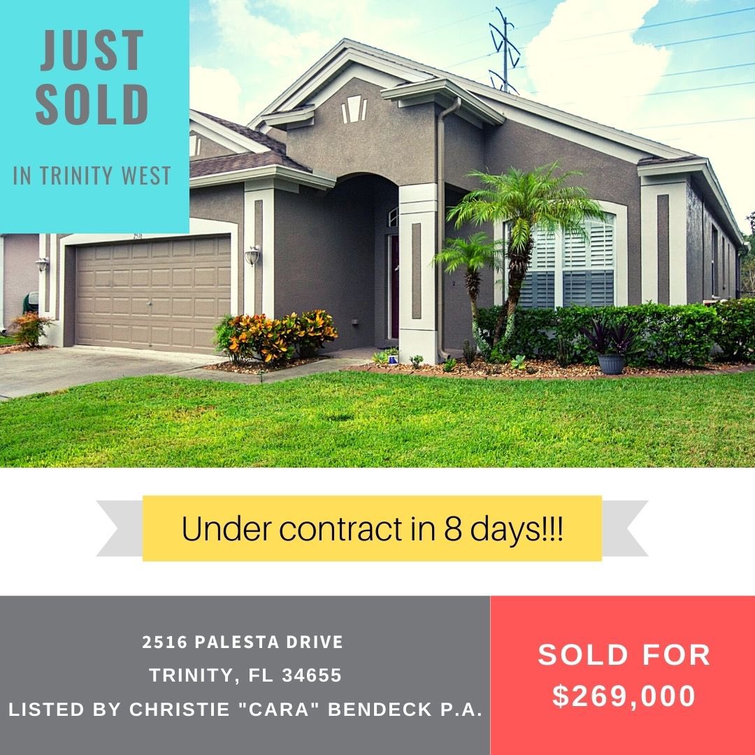 CaraBendeck's tweet image. #RealEstate #TampaBay #trinityfl #homebuyers #homesellers Just sold!!! Under contract in 8 days!!! 🔥🔥🔥