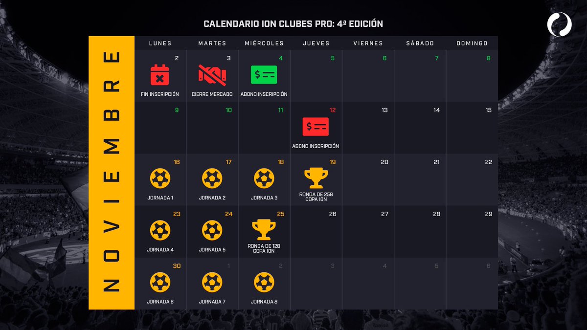 IONesports's tweet photo. ⚽️ | #IONClubesPro
¡Última semana de preparación antes del pistoletazo de salida de nuestra 4ª edición de #IONClubesPro!
No somos los únicos con ganas de que llegue el día 16, ¿verdad? 😏 https://t.co/gr4Bz3mrmN