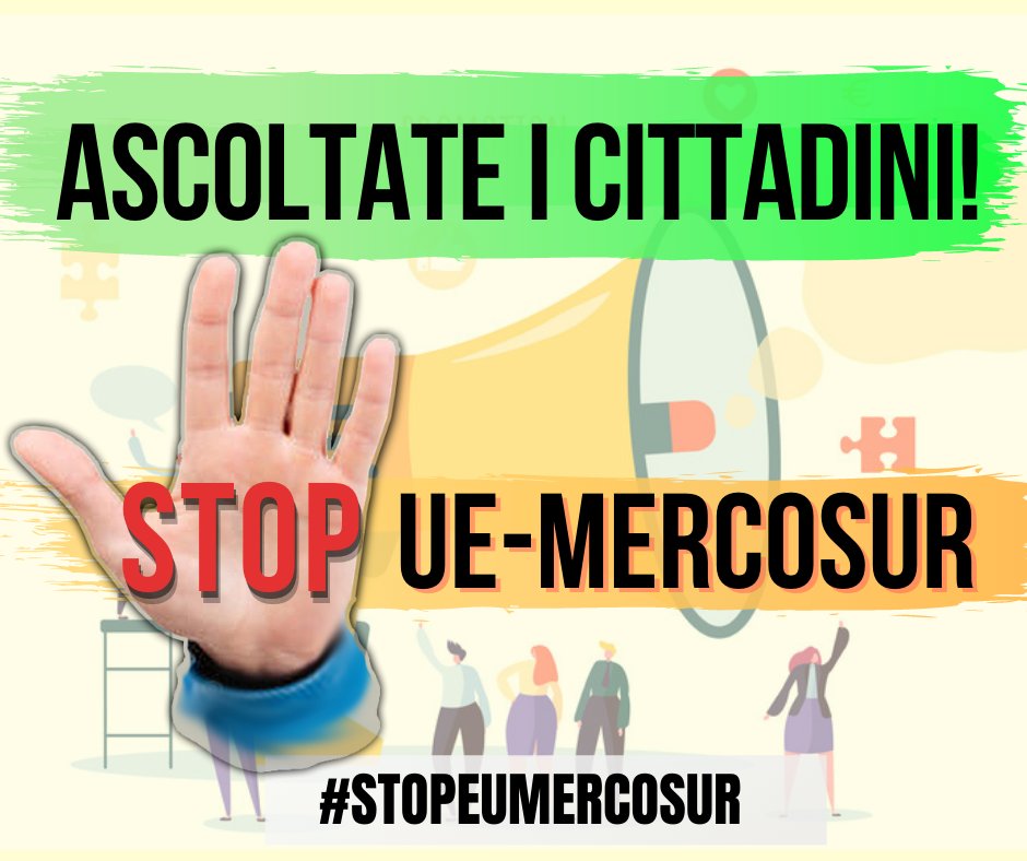 climAzione's tweet photo. Volete davvero concludere un accordo commerciale che distrugge l’Amazzonia e viola i diritti umani? #StopEuMercosur #WeAreWatchingYou #listentothepeople | @GiuseppeConteIT @luigidimaio @TeresaBellanova @SPatuanelli @amendolaenzo @SergioCosta_min https://t.co/uZbAZMFChV