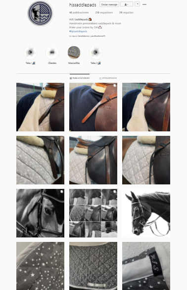 CA_FootballData's tweet photo. Hola! mi hermana esta comenzando con un proyecto de fabricación exclusiva de accesorios para caballos, envía a toda España y necesita un empujoncito para crecer! Os dejo el instagram, donde tiene los modelos y cosas super chulis!🐴😍🏇IG:@hjssaddlepads       RT para difundir 🙏 https://t.co/dJEWrnFl48