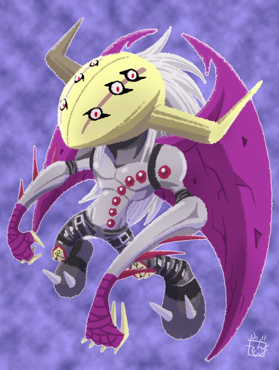 digimonfreaks1's tweet photo. #TenyaYabuno el dibujante e ilustrador del Manga #DigimonAdventureVTamer felicita el éxito del Episodio 23 de #DIGIMONADVENTURE2020 con esta ilustración de #NeoDevimon https://t.co/Mh7wdFFmw3