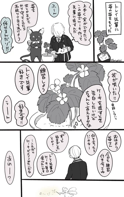 ♣️先輩にもらった苺を育てて告白したかった監督生

⚠️♣️監
⚠️顔なし監督生 