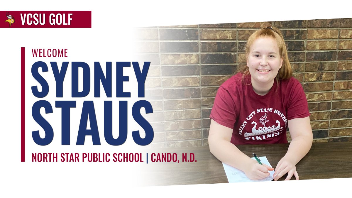 vcsugolf's tweet image. SIGNED‼️ Sydney has been a Class B State Qualifier and named to the All-Region Golf Team three times! Welcome to the Viking Family, Sydney⛳️