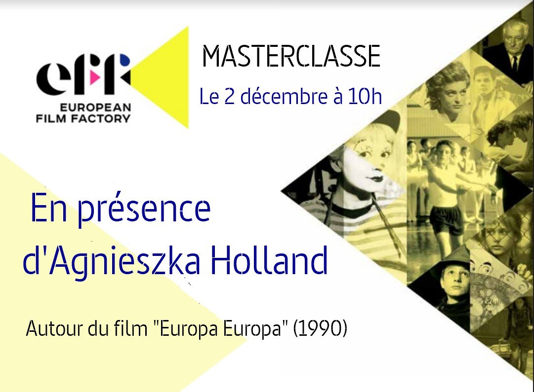 EducARTEfr's tweet photo. 📢Plus que quelques heures pour s'inscrire à la masterclasse #EuropeanFilmFactory avec #AgnieszkaHolland et permettre à vos élèves d'échanger en direct avec la réalisatrice du film "Europa, Europa"
🗓️Le 2 décembre
📝https://t.co/gP7Ylu6Mxh
@Eu_FilmFactory @IFParis @eu_schoolnet https://t.co/Hkzp0ZjsEW