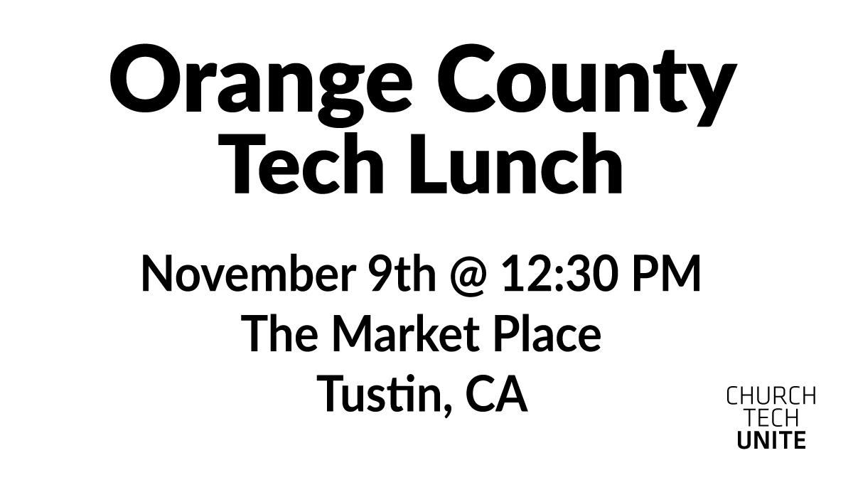Church Tech Unite tweet media