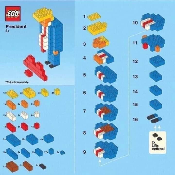 lillai23_'s tweet photo. Stocking filler ideas for trumpies. Lego Sad sack https://t.co/PT2CUfEsqn