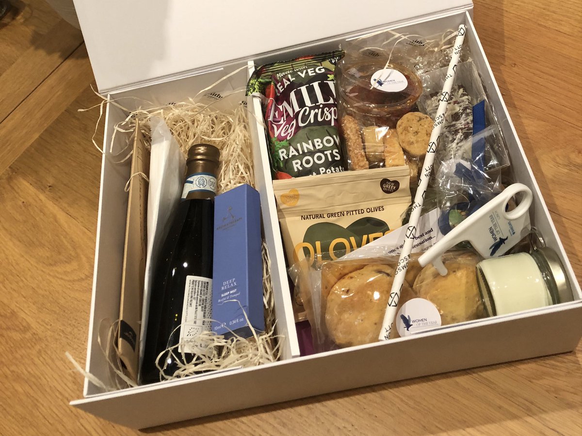 julie_etch's tweet photo. Look what just arrived - v excited for @womenofyear virtual afternoon tea tomorrow - celebrating hundreds of brilliant women who’ll all be online  - v proud to be President https://t.co/MfsqxU8ikn
