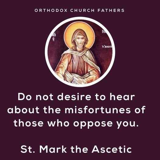 GeekOrthodox's tweet photo. Nor should we desire misfortune upon our enemies. https://t.co/PN0oU3TGF1