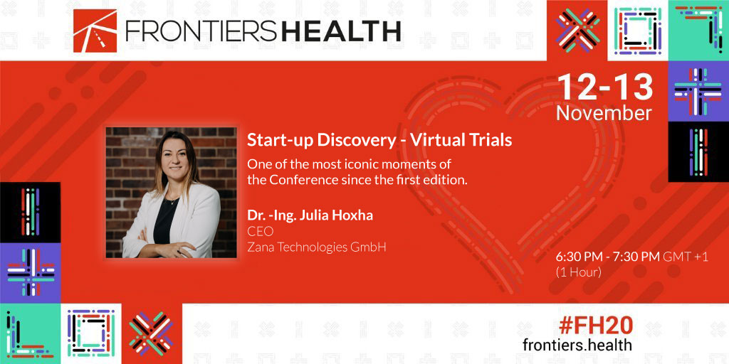 Zana is selected to present at Start-up Discovery - one of most iconic sessions at the industry-leading Premier <a href="/FrontiersHealth/">Frontiers Health</a> Conference - where “HEALTHCARE MEETS INNOVATION”.

zana.com
#digitalhealth #healthcare #healthmonitoring #artificialintelligence