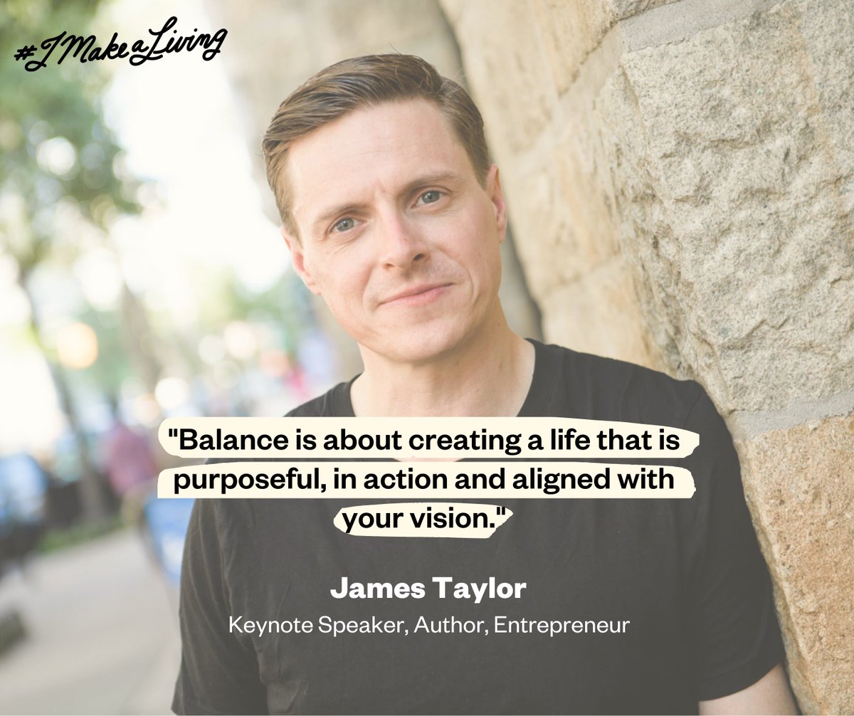 freshbookslive's tweet photo. James Taylor started his career managing high profile rock stars and is now an in-demand keynote speaker and internationally recognized leader in #business creativity and #innovation. Catch him at our next #imakealiving #webinar on Nov 19th! #linkinbio @freshbooks @JamesTaylor_me https://t.co/FA6LF6QhCL