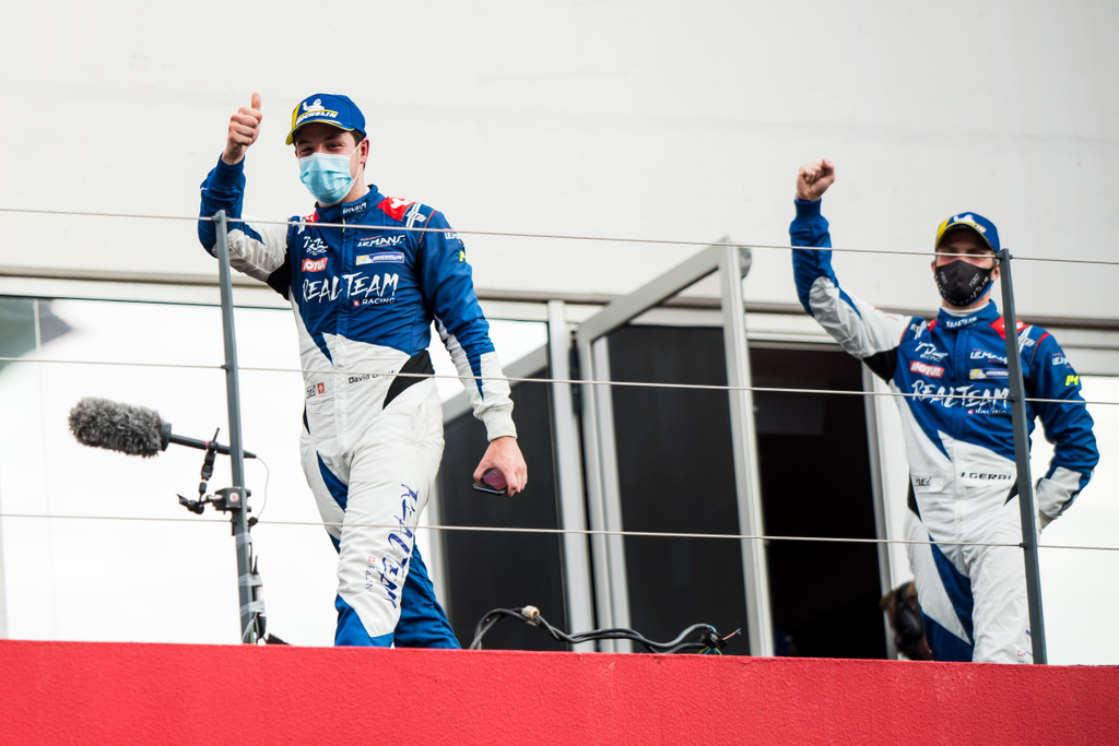 RealteamRacing's tweet photo. A week ago we climbed on the podium, smiling under the mask, to celebrate our second place in this #ELMS2020 last race 🤩
© Paola Depalmas
#4HoursPortimao #realteamracing #endurance #realteam #keeppushing #prodriver #elms #ligierautomotive #jsp320 https://t.co/MnldsOogWc