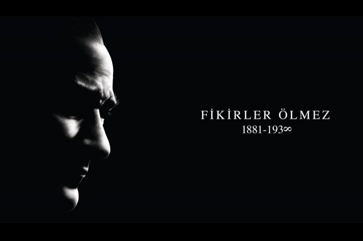 #10Kasim FİKİRLER ÖLMEZ ♾ 
Türkiye Cumhuriyetinin kurucusu Gazi Mustafa Kemal Atatürk'ü, aramızdan ayrılışının 82. yılında, giderek büyüyen bir sevgi, saygı ve özlemle anıyoruz. 🙏
 #10Kasım 193♾