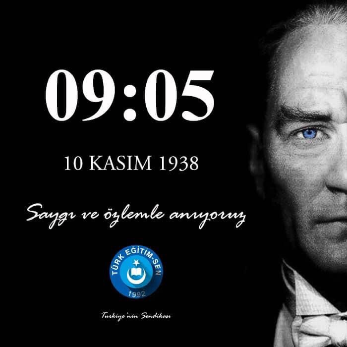 Vefatının 82. sene-i devriyesinde devletimizin kurucusu, istiklal mücadelemizin lideri Gazi Mustafa Kemal Atatürk’ü rahmet, minnet ve saygıyla anıyorum...

#10Kasım 
#Atatürk
