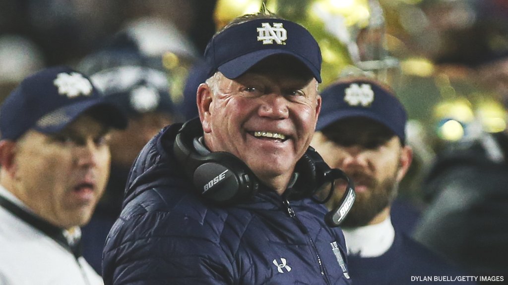 Notre Dame has been playing football since 1887.

The Irish have never lost a conference game.