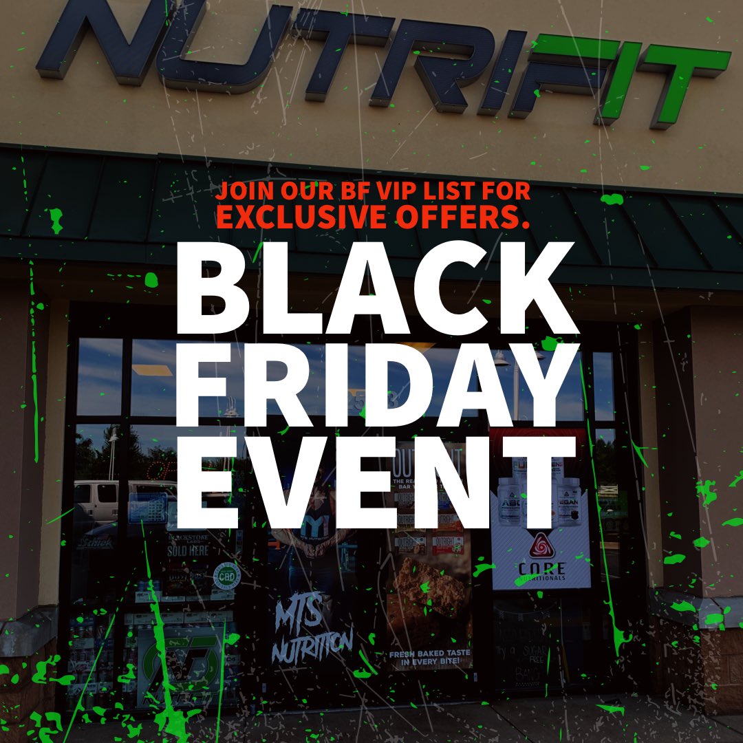 nutrifitcle's tweet photo. 🏴 𝘽𝙡𝙖𝙘𝙠 𝙁𝙧𝙞𝙙𝙖𝙮 🏴 is only a couple weeks away! It will be our biggest event ever and it will include something we’ve never done as well. 👀
⠀
If you want the BEST DEALS possible, you NEED to join our VIP text group. 

Join here: https://t.co/k6YN4Tk2q5 https://t.co/g5Z17QuQcq