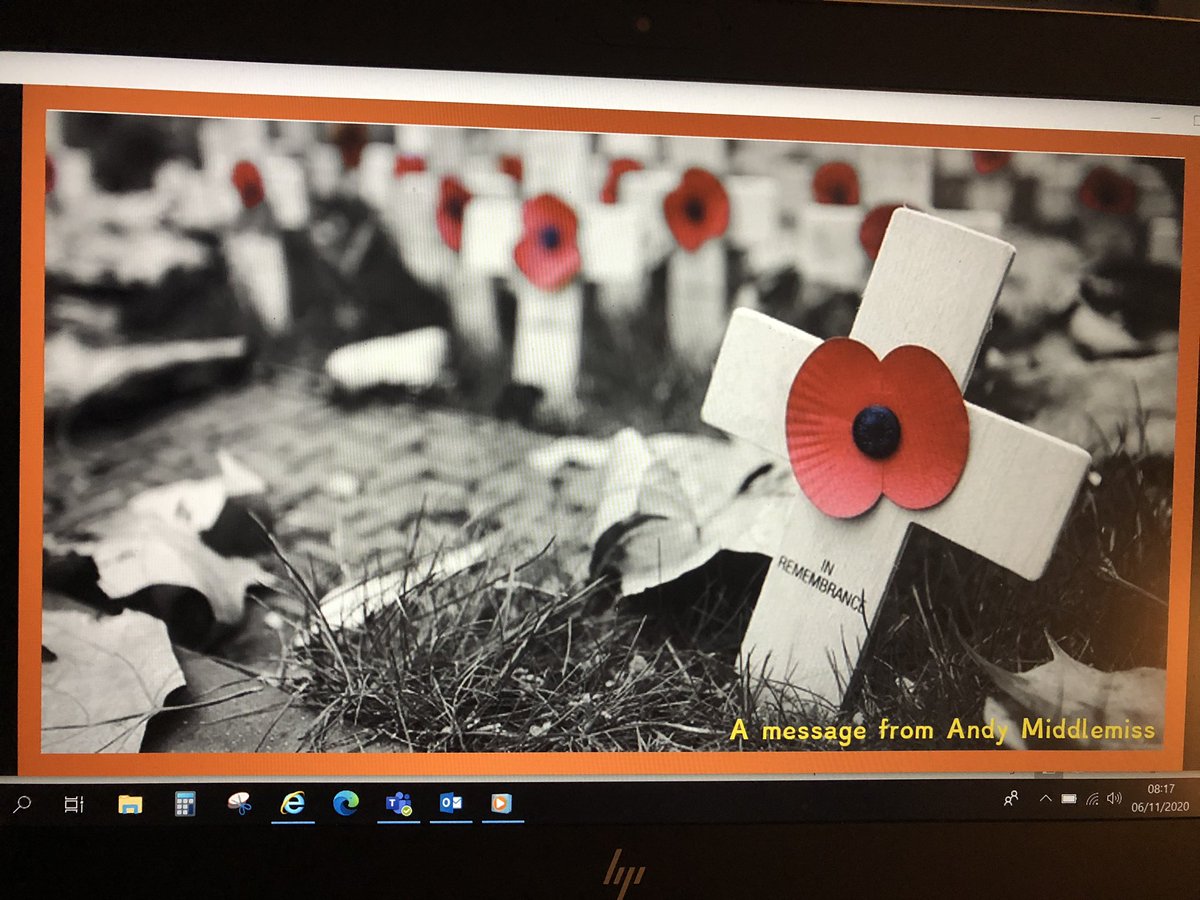 SoSub_KinrossHS's tweet photo. Very proud of the team and our pupils this week who have worked hard to commemorate Remembrance 2020. Also huge thank you to Andy Middlemiss for his wonderful words and continued support. Remember to let us see your poppies displayed. #WeWillRememberThem https://t.co/2eWzXH4J71