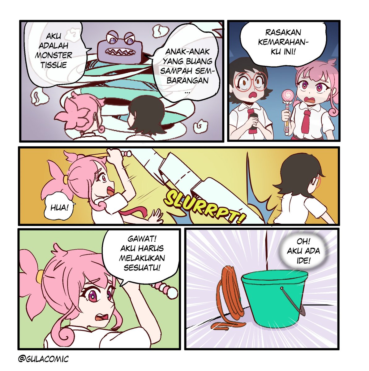 gulacomic's tweet photo. waduh kok ada monster #gulacomic https://t.co/VisYxZmIBD