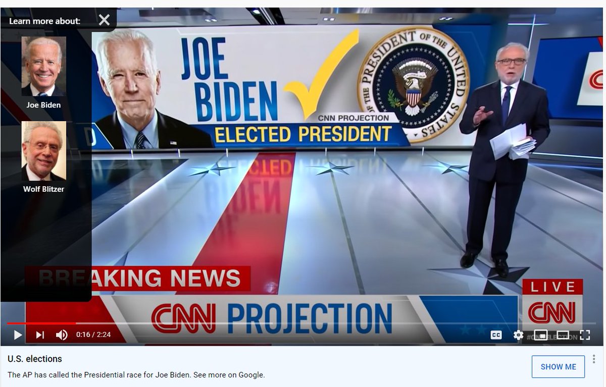 StarSearchReal's tweet photo. We've been using #StarSearchByReal #webextension to go back and relive this weekend's news that @JoeBiden has been elected President. Congratulations to the #BidenHarris2020 ticket. We hope that they will heal America. 🇺🇸 https://t.co/VRNhZbQkQa
