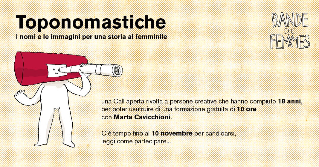 culture_roma's tweet photo. #BandedeFemmes - Festival del fumetto e dell'illustrazione ,insieme a #TubaBazar e in collaborazione con @BibliotecheRoma, lancia due call per partecipare a due laboratori gratuiti sul fumetto e l’illustrazione.
Iscrizioni entro martedì  10 novembre 
Info: https://t.co/P2KmsckwMO https://t.co/yd0KrFdraS
