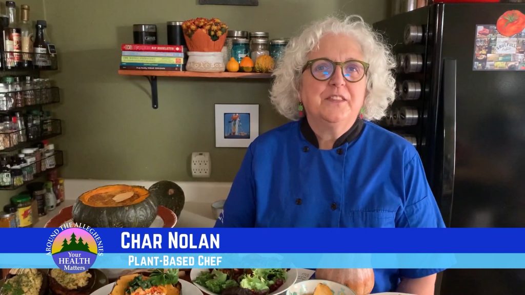 ATAtheSeries's tweet photo. Plant-Based Chef Char Nolan shares some ideas for cooking with fall pumpkins and squash.

In August of 2020, PA Veggies released a digital cookbook where Char’s contribution can be found on pages 103 &amp; 104.

See more today at 12:30pm on ABC 23 or tonight after Fox 8 News at 10! https://t.co/oP4mbliUgH
