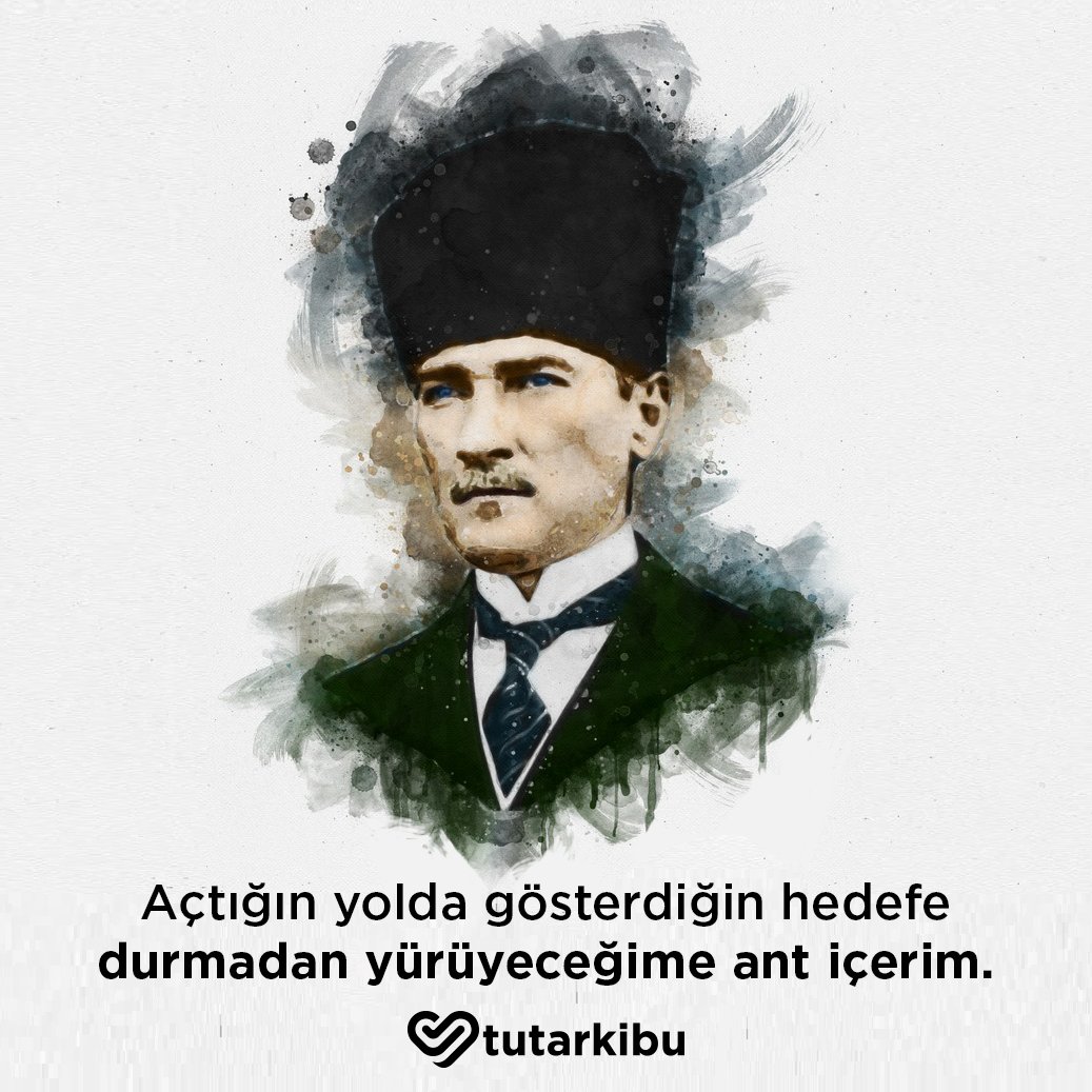 tutarkibu's tweet photo. Ulu Önder Mustafa Kemal Atatürk'ü ebediyete intikalinin yıl dönümünde özlem, minnet ve dua ile anıyoruz.
#10kasim #atatürk #tutarkibu https://t.co/hRXHzZyjBY