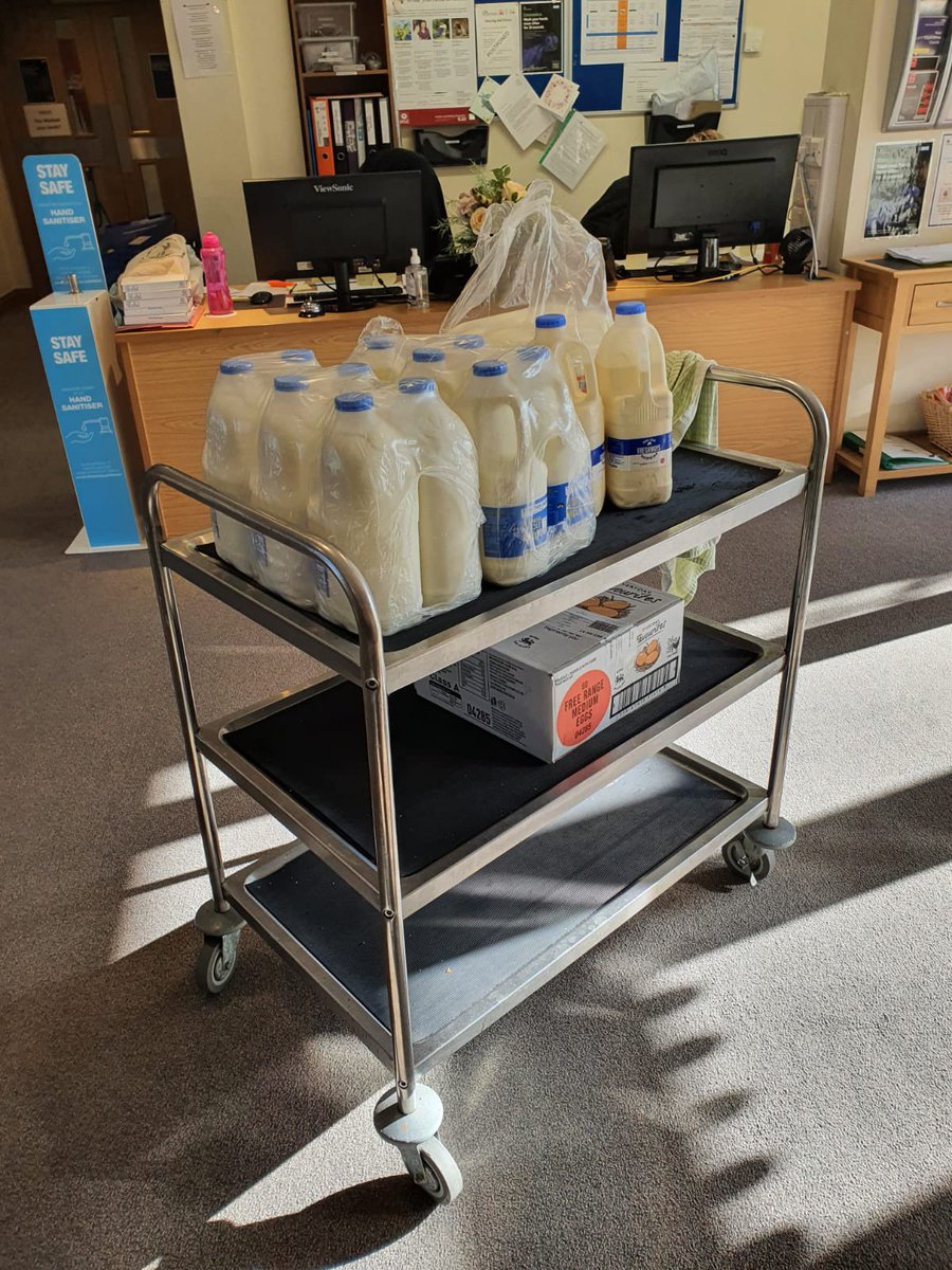 ParkViewGlos's tweet photo. Big, big thank you to the @CornishBakery in @GloucesterQuays for donating their excess milk and eggs to us just before lockdown 🙏🙏🙏 https://t.co/L42WdLcMFE