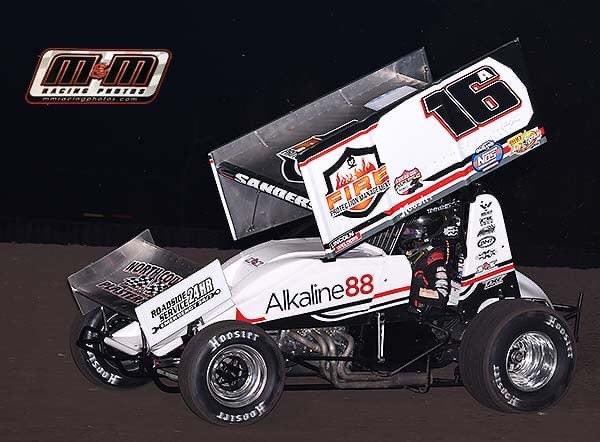 XXXRaceCo's tweet photo. Congrats @Justin17Sanders on your WIN in the Larry Antaya’s #16a on Saturday at the Tribute to Gary Patterson, @StocktonDirt with the @NARC410. Dominating the feature and parking your Triple X chassis in Victory Lane, great job by you & crew! #RaceHard #TripleXWIN #TeamTriple https://t.co/58K0nIGcso