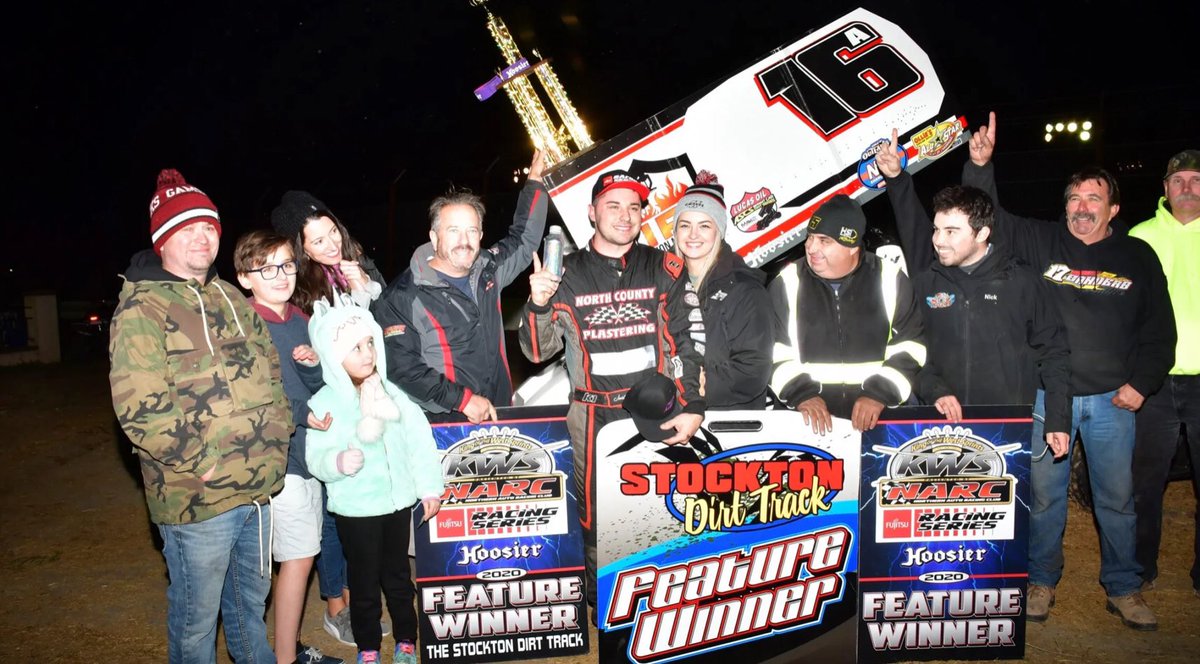 XXXRaceCo's tweet photo. Congrats @Justin17Sanders on your WIN in the Larry Antaya’s #16a on Saturday at the Tribute to Gary Patterson, @StocktonDirt with the @NARC410. Dominating the feature and parking your Triple X chassis in Victory Lane, great job by you & crew! #RaceHard #TripleXWIN #TeamTriple https://t.co/58K0nIGcso