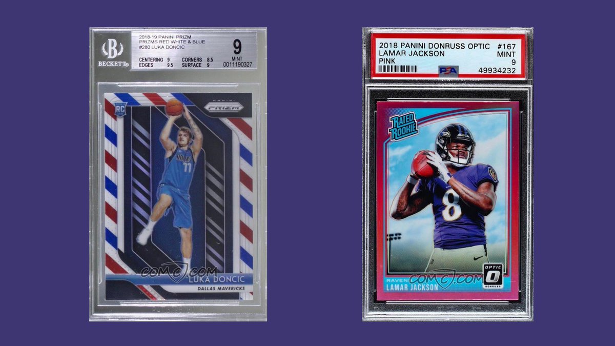CheckOutMyCards's tweet photo. How do you feel about BGS &amp; PSA 9’s? Are they the new hobby must have cards.

#TheHobby #WhatDoYouCollect #COMC https://t.co/YVP0Nfs42S