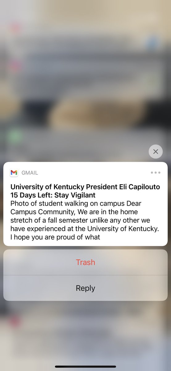 Apparently <a href="/UKYpres/">Eli Capilouto</a> has turned into Mad-Eye Moody for the end of the semester