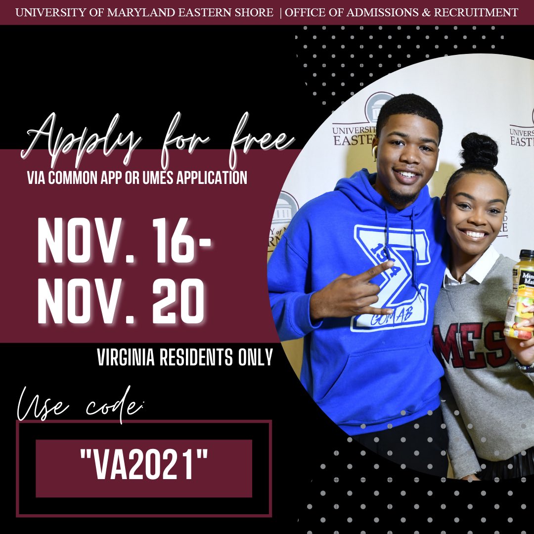 UMES Admissions & Recruitment tweet media