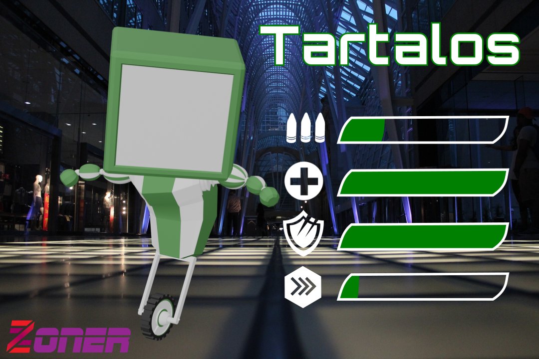 ZzonerGame's tweet photo. Are you a player that likes being able to take numerous hits before dying?
We present to you: Tartalos, our toughest #Zzoner companion.

Secure the node with more health and defense!
But remember it comes with a cost in damages and speed.

#cyberpunkstyle #androidgames #Tartalos https://t.co/qjeCbliqJS
