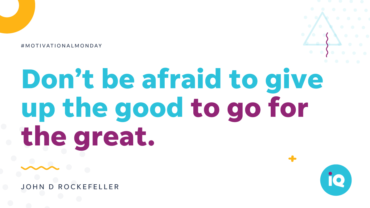 designiq_'s tweet photo. Do it, go for the great. #MotivationalMonday #designIQ https://t.co/q8yq6hGCW0